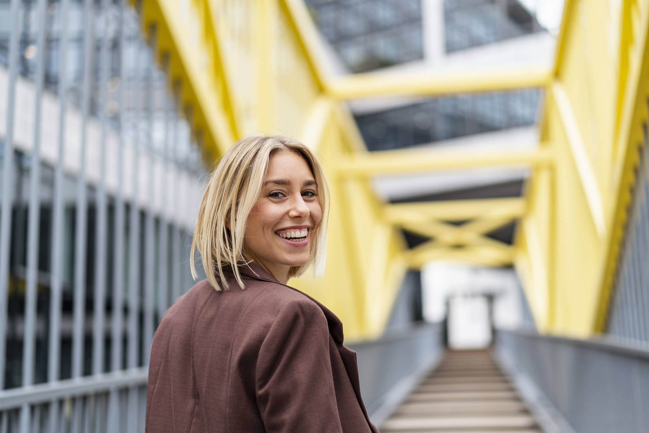 Vrouw Bij Brug