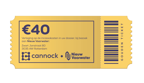 Gouden ticket Nieuw Vaarwater